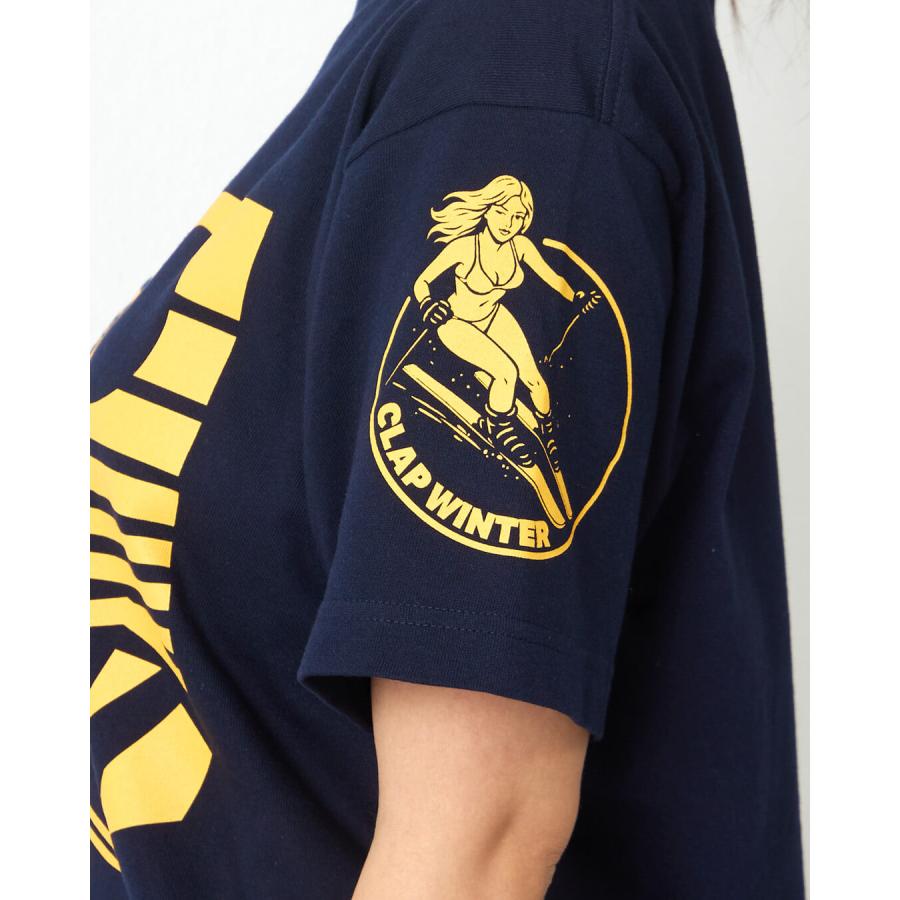 clapクラップ新作 フィットネス ウェア レディース トップス 半袖 tシャツ CLAP WINTER TEE M/Lサイズ 新作 2026 トレーニングウェア ダンス ジム | clap | 07