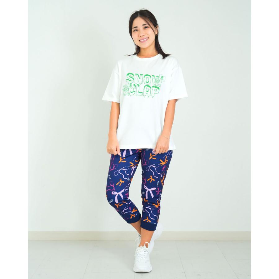 clapクラップ新作 フィットネス ウェア レディース トップス 半袖 tシャツ  SNOW CLAP BIG TEE M/フリーサイズ 新作 2026 トレーニングウェア ダンス ジム | clap | 10
