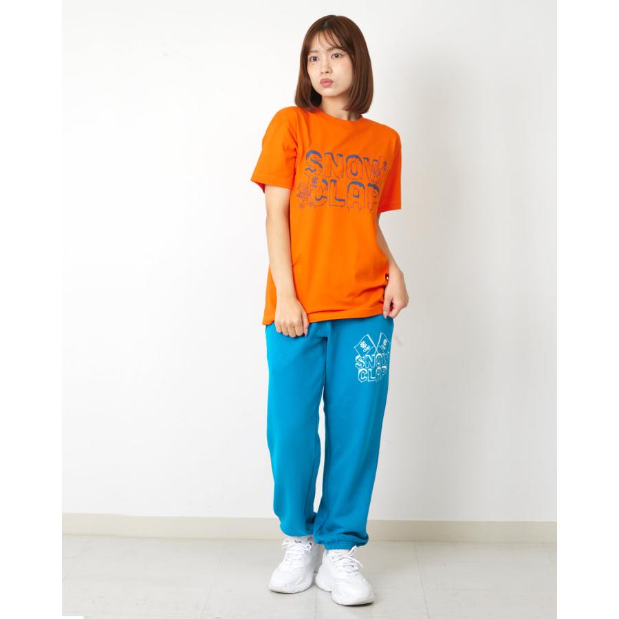 clapクラップ新作 フィットネス ウェア レディース トップス 半袖 tシャツ SNOW CLAP TEE Mフリーサイズ 新作 2026 トレーニングウェア ダンス ジム | clap | 10