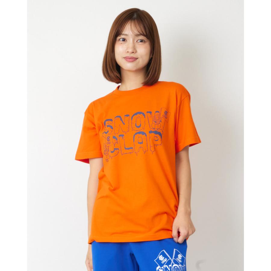 clapクラップ新作 フィットネス ウェア レディース トップス 半袖 tシャツ SNOW CLAP TEE Mフリーサイズ 新作 2026 トレーニングウェア ダンス ジム | clap | 03