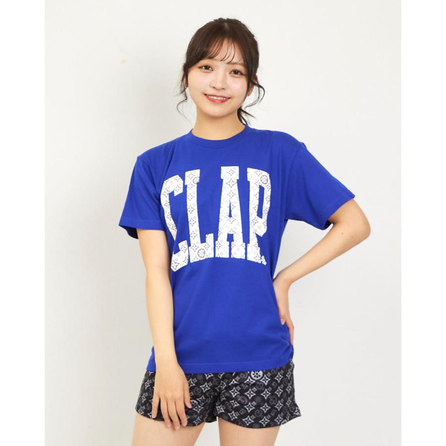 clapクラップ新作 フィットネス ウェア レディース トップス 半袖 MONOGRAMCLAP TEE M/Lサイズ 新作 2026 トレーニングウェア ダンス ジム | clap | 02