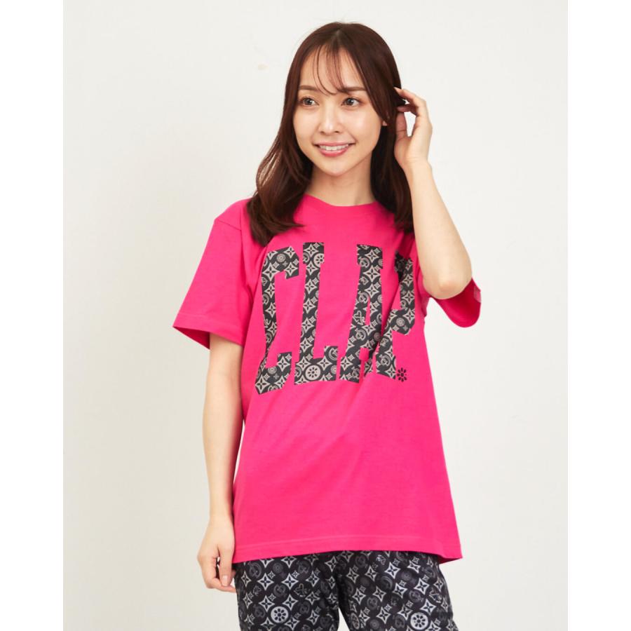 clapクラップ新作 フィットネス ウェア レディース トップス 半袖 MONOGRAMCLAP TEE M/Lサイズ 新作 2026 トレーニングウェア ダンス ジム | clap | 03