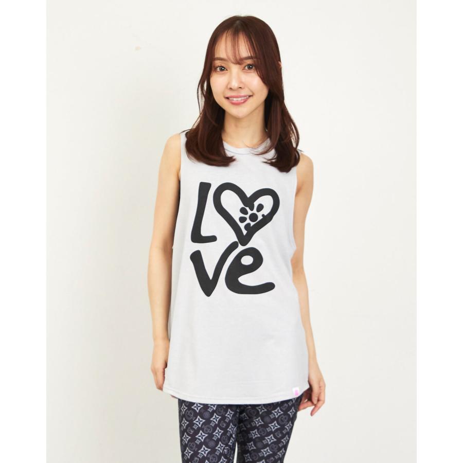 clap クラップ フィットネス レディース トップス ノースリーブ LOVE CLAP TRAINING TANK  M/フリーサイズ エクササイズ トレーニング ダンス 新作 2026 | clap | 02