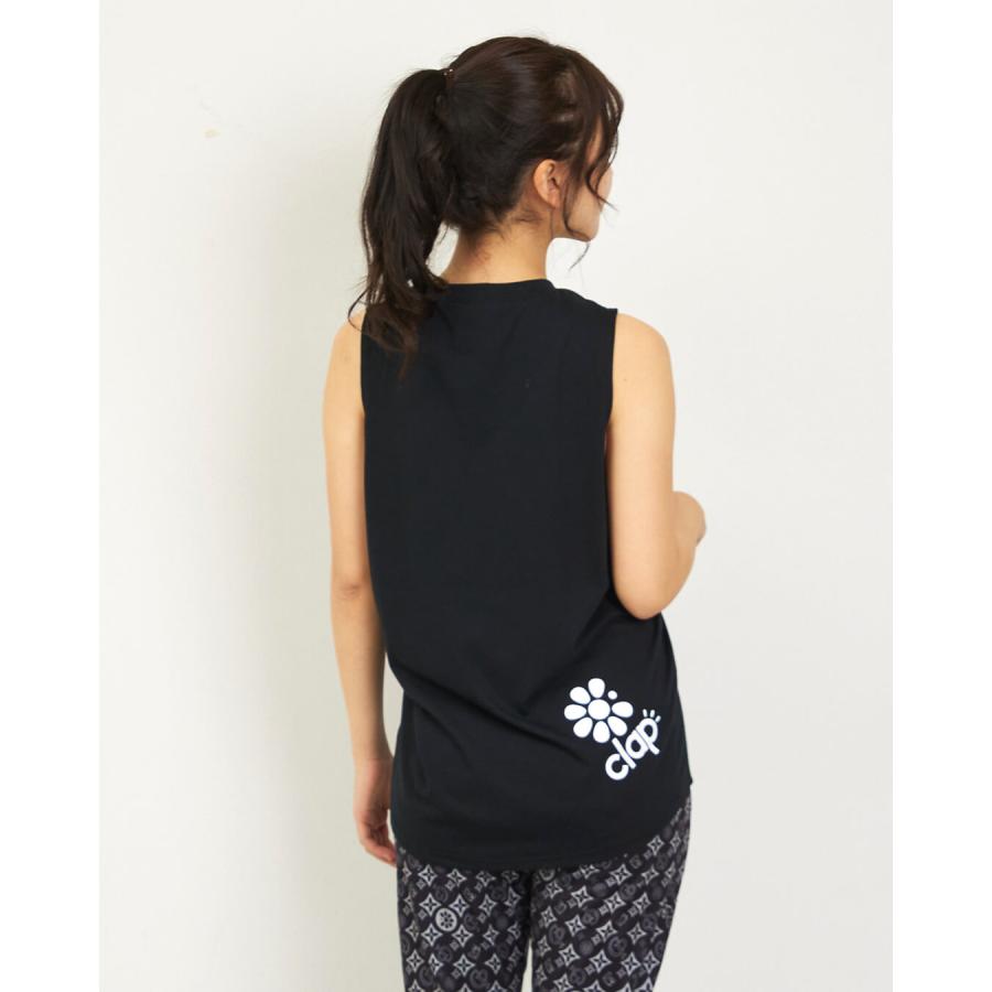 clap クラップ フィットネス レディース トップス ノースリーブ LOVE CLAP TRAINING TANK  M/フリーサイズ エクササイズ トレーニング ダンス 新作 2026 | clap | 04