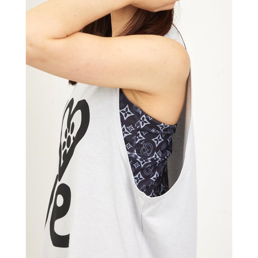 clap クラップ フィットネス レディース トップス ノースリーブ LOVE CLAP TRAINING TANK  M/フリーサイズ エクササイズ トレーニング ダンス 新作 2026 | clap | 06