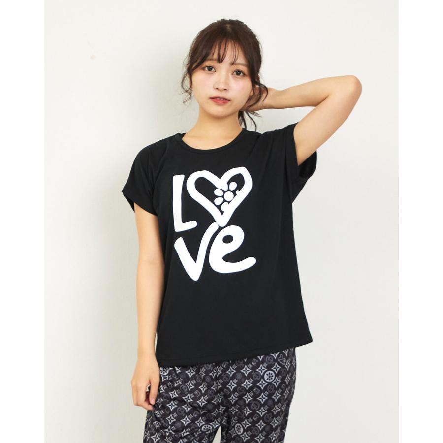 clapクラップ新作 フィットネス ウェア レディース トップス 半袖 LOVE CLAP DOLMAN M M/フリーサイズ ドルマン 新作 2026 トレーニングウェア ダンス ジム | clap | 01