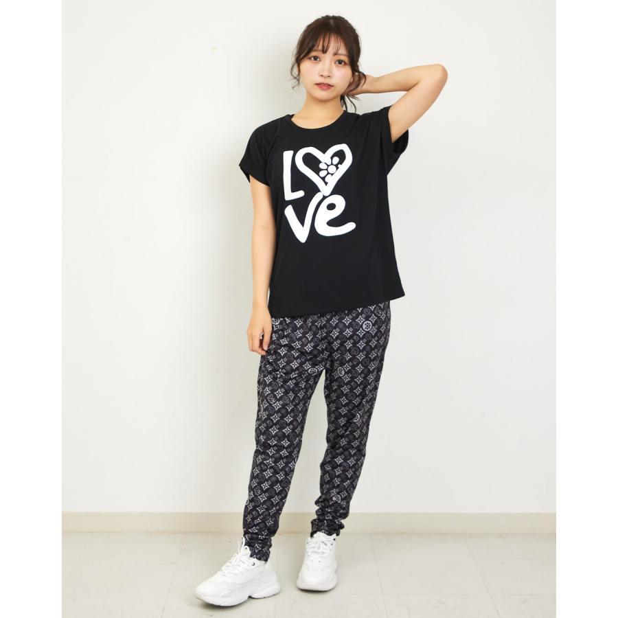 clapクラップ新作 フィットネス ウェア レディース トップス 半袖 LOVE CLAP DOLMAN M M/フリーサイズ ドルマン 新作 2026 トレーニングウェア ダンス ジム | clap | 06