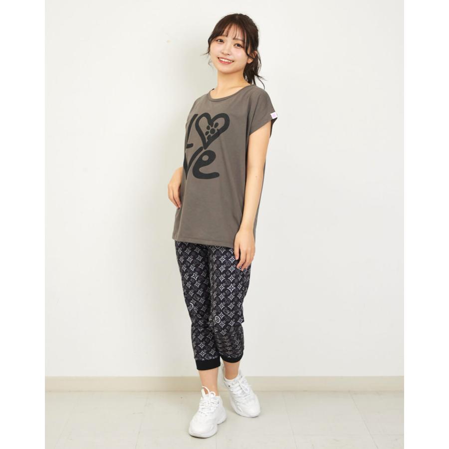 clapクラップ新作 フィットネス ウェア レディース トップス 半袖 LOVE CLAP DOLMAN M M/フリーサイズ ドルマン 新作 2026 トレーニングウェア ダンス ジム | clap | 08