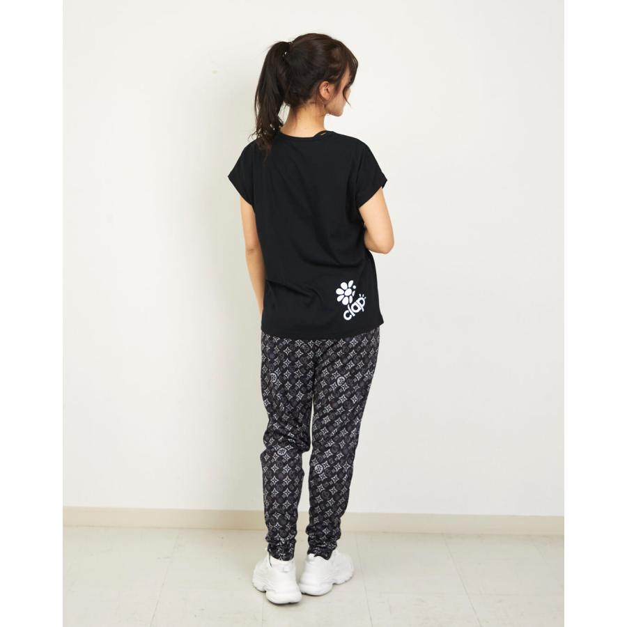 clapクラップ新作 フィットネス ウェア レディース トップス 半袖 LOVE CLAP DOLMAN M M/フリーサイズ ドルマン 新作 2026 トレーニングウェア ダンス ジム | clap | 09