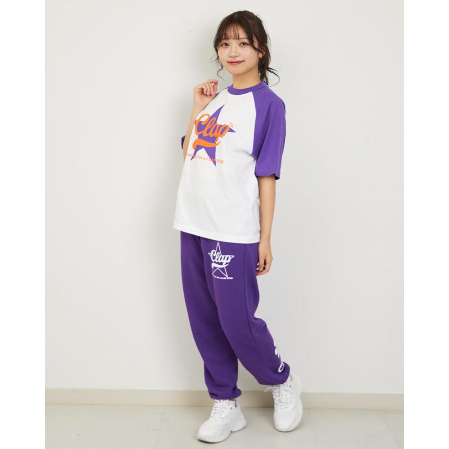 clapクラップ新作 フィットネス ウェア レディース トップス 半袖 CLAP STAR RAGLANTEE M/フリーサイズ 新作 2026 トレーニングウェア ダンス ジム | clap | 11