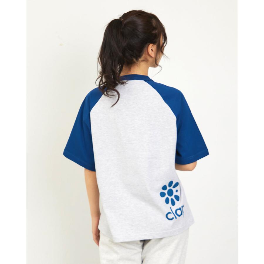 clapクラップ新作 フィットネス ウェア レディース トップス 半袖 CLAP STAR RAGLANTEE M/フリーサイズ 新作 2026 トレーニングウェア ダンス ジム | clap | 05