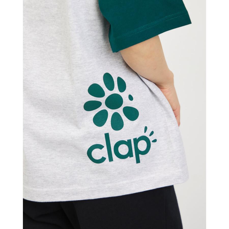 clapクラップ新作 フィットネス ウェア レディース トップス 半袖 CLAP STAR RAGLANTEE M/フリーサイズ 新作 2026 トレーニングウェア ダンス ジム | clap | 07