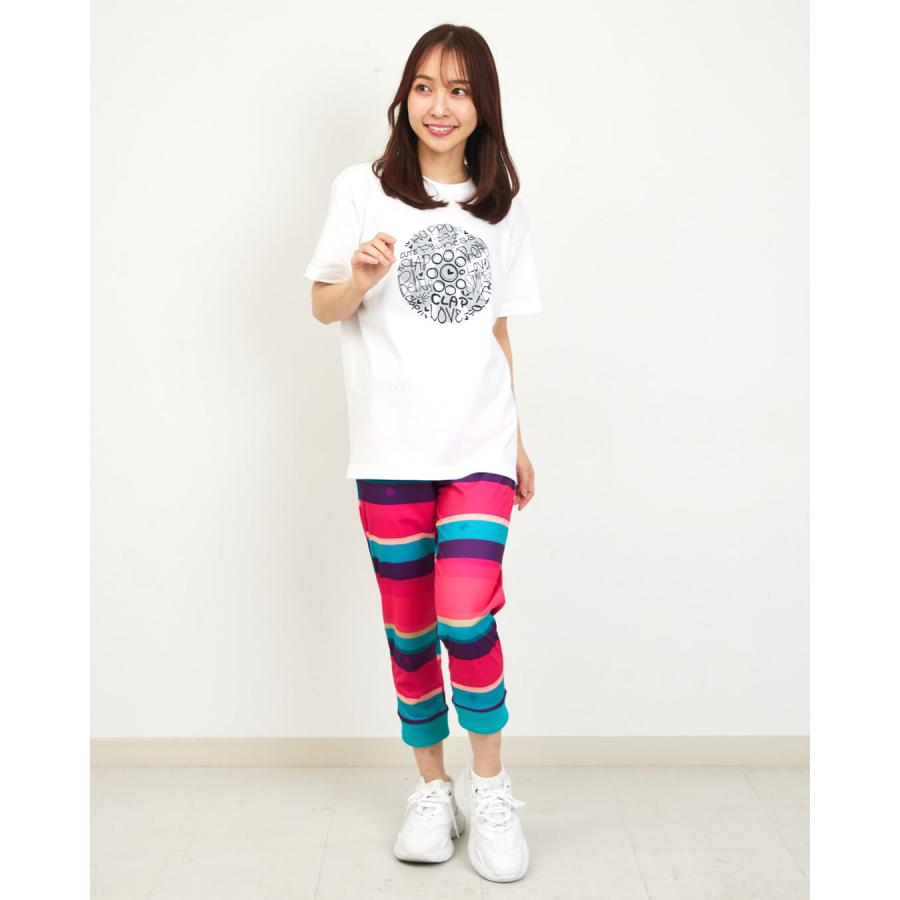 clapクラップ新作 フィットネス ウェア レディース トップス 半袖 CLAP-RAKUGAKI TEE M/Lサイズ 新作 2026 トレーニングウェア ダンス ジム | clap | 11