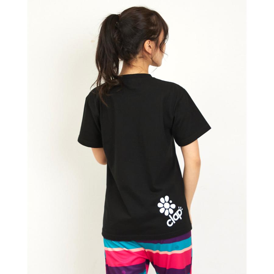 clapクラップ新作 フィットネス ウェア レディース トップス 半袖 CLAP-RAKUGAKI TEE M/Lサイズ 新作 2026 トレーニングウェア ダンス ジム | clap | 05