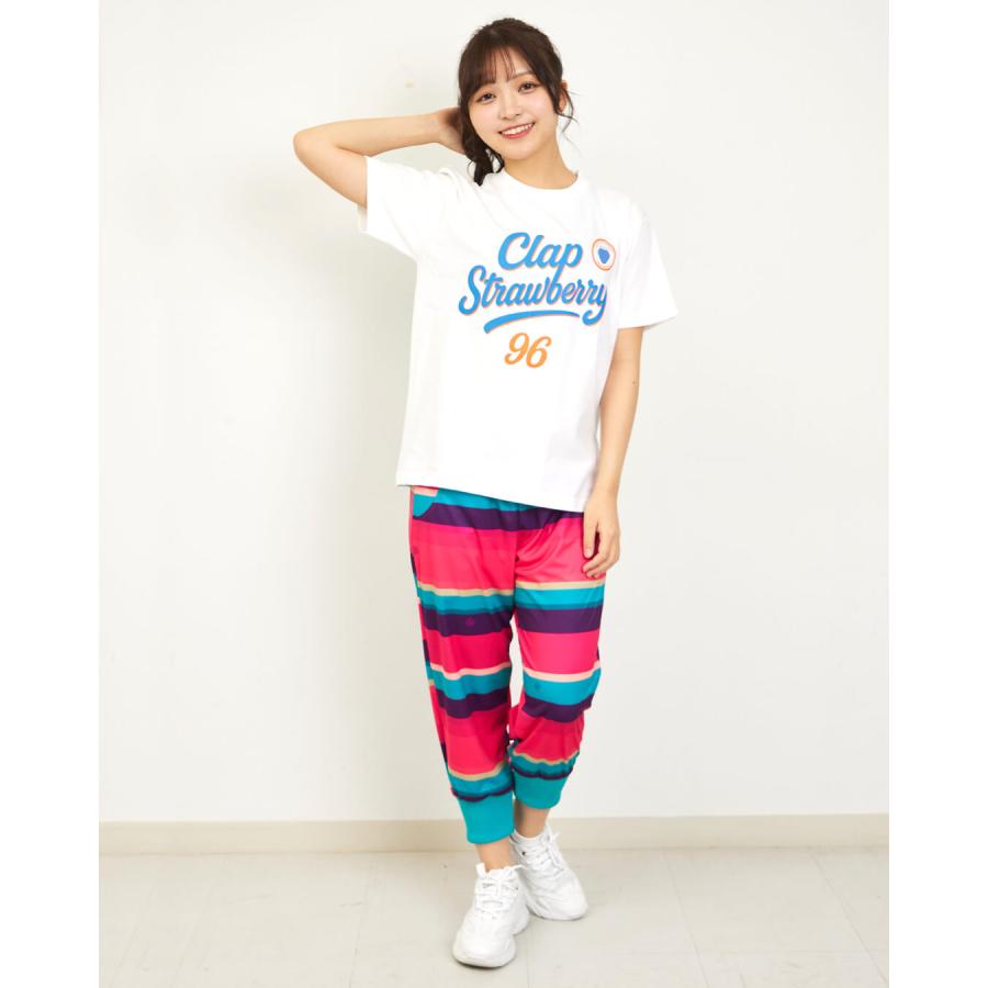 clapクラップ新作 フィットネス ウェア レディース トップス 半袖 CLAPSTRAWBERRY TEE M/Lサイズ 新作 2026 トレーニングウェア ダンス ジム | clap | 11