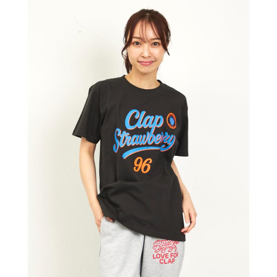 clapクラップ新作 フィットネス ウェア レディース トップス 半袖 CLAPSTRAWBERRY TEE M/Lサイズ 新作 2026 トレーニングウェア ダンス ジム | clap | 03