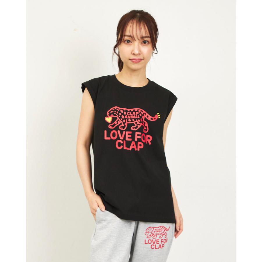 clap クラップ フィットネス レディース トップス ノースリーブ CLAPANIMAL TANK  M/フリーサイズ エクササイズ トレーニング ダンス 新作 2026 | clap | 01