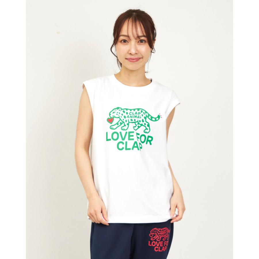 clap クラップ フィットネス レディース トップス ノースリーブ CLAPANIMAL TANK  M/フリーサイズ エクササイズ トレーニング ダンス 新作 2026 | clap | 03