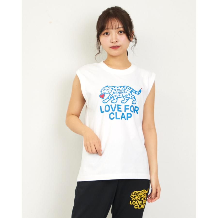 clap クラップ フィットネス レディース トップス ノースリーブ CLAPANIMAL TANK  M/フリーサイズ エクササイズ トレーニング ダンス 新作 2026 | clap | 04