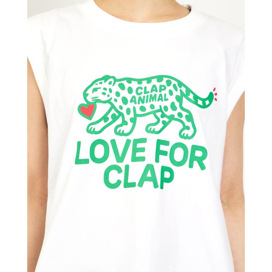 clap クラップ フィットネス レディース トップス ノースリーブ CLAPANIMAL TANK  M/フリーサイズ エクササイズ トレーニング ダンス 新作 2026 | clap | 06