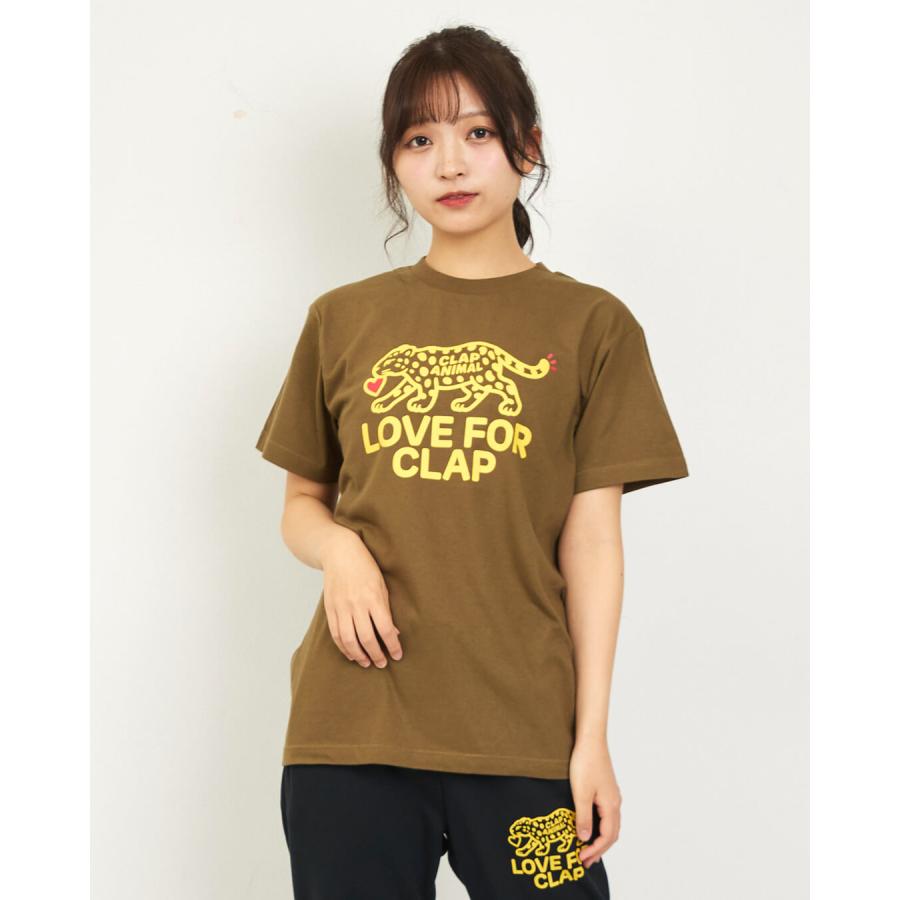 clapクラップ新作 フィットネス ウェア レディース トップス 半袖 CLAPANIMAL TEE M/フリーサイズ 新作 2026 トレーニングウェア ダンス ジム | clap | 04