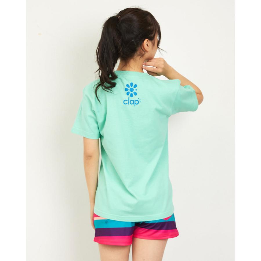 clapクラップ新作 フィットネス ウェア レディース トップス 半袖 CLAPANIMAL TEE M/フリーサイズ 新作 2026 トレーニングウェア ダンス ジム | clap | 05