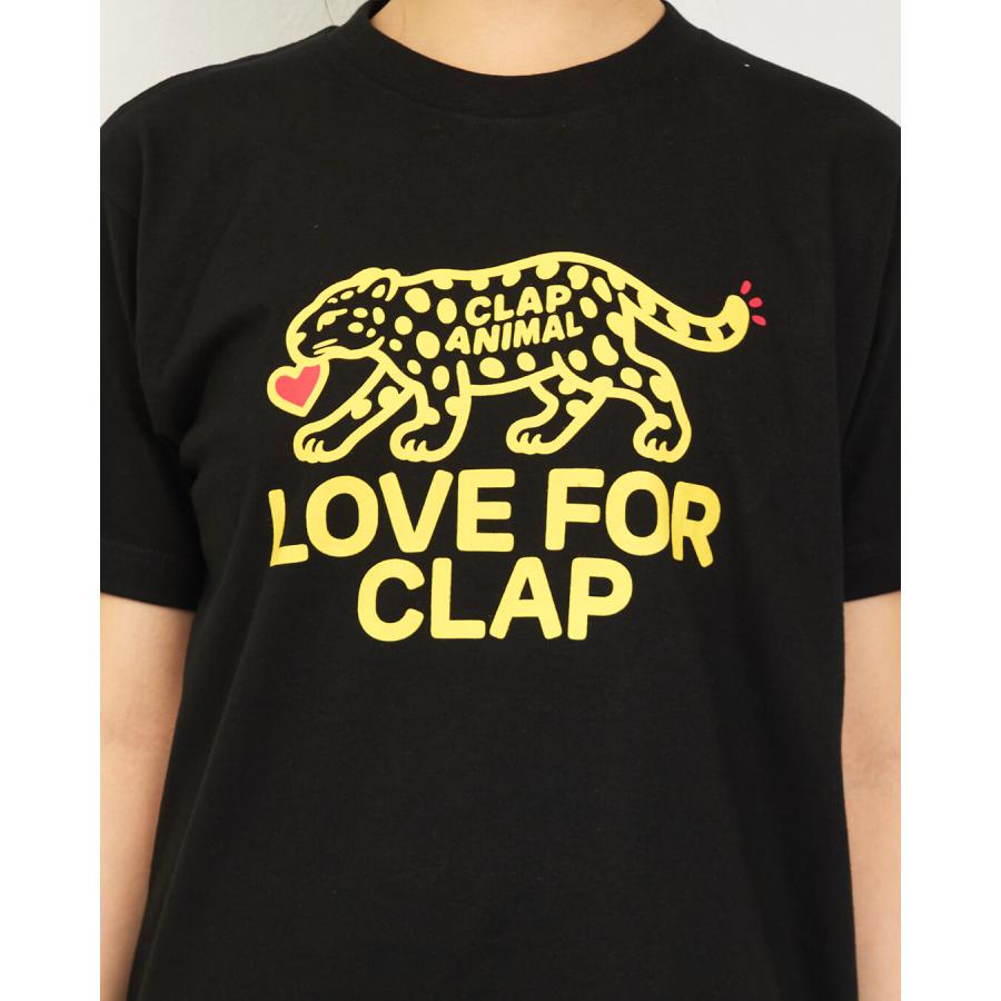 clapクラップ新作 フィットネス ウェア レディース トップス 半袖 CLAPANIMAL TEE M/フリーサイズ 新作 2026 トレーニングウェア ダンス ジム | clap | 06