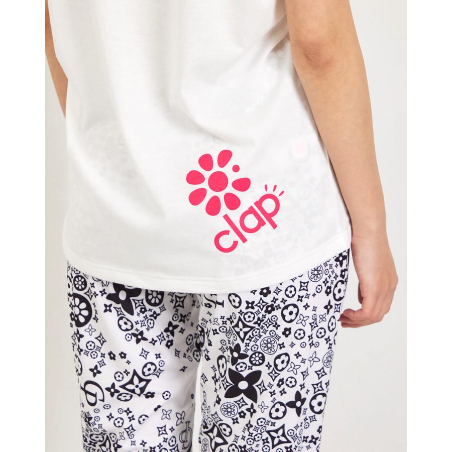 クラップ フィットネス ウェア clap レディース トップス 半袖 MONOGRAM-LOVE DOLMAN S CTS26041 M/フリーサイズ ドルマン 新作 2026 トレーニングウェア ダンス | clap | 06