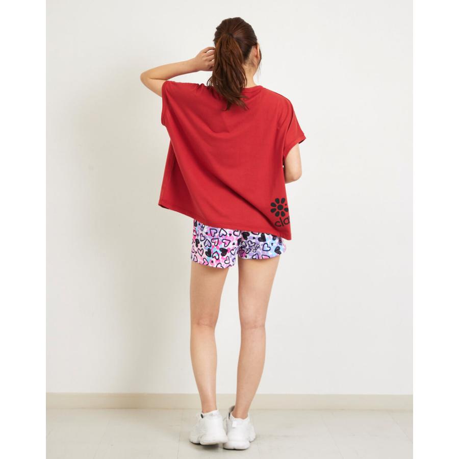 クラップ フィットネス ウェア clap レディース トップス 半袖 SMILECLAPHEART DOLMAN L CTS26052 M/フリーサイズ ドルマン 新作 2026 トレーニングウェア ダン | clap | 10