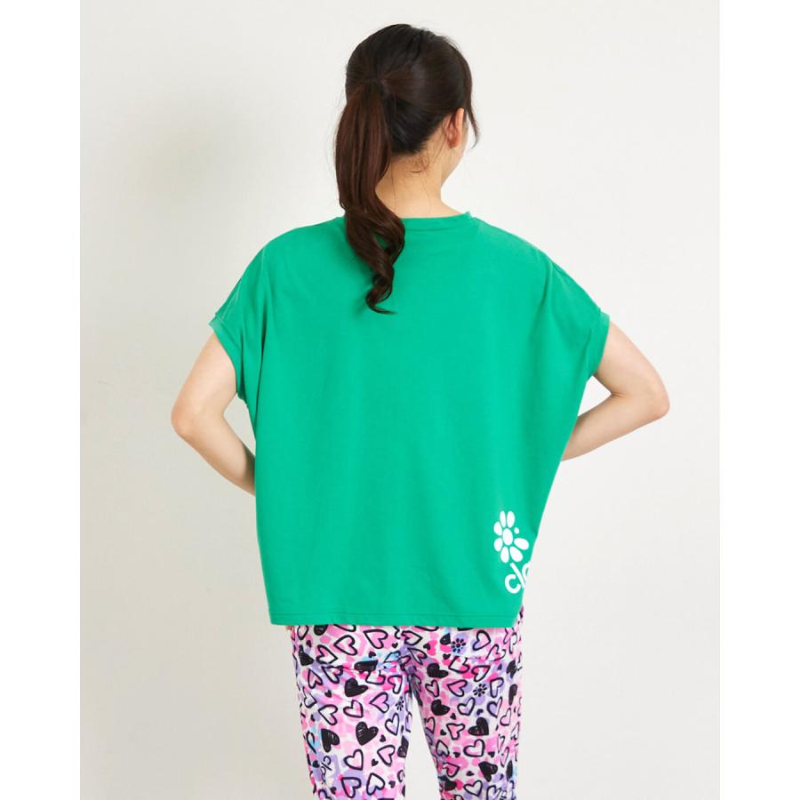 クラップ フィットネス ウェア clap レディース トップス 半袖 SMILECLAPHEART DOLMAN L CTS26052 M/フリーサイズ ドルマン 新作 2026 トレーニングウェア ダン | clap | 04