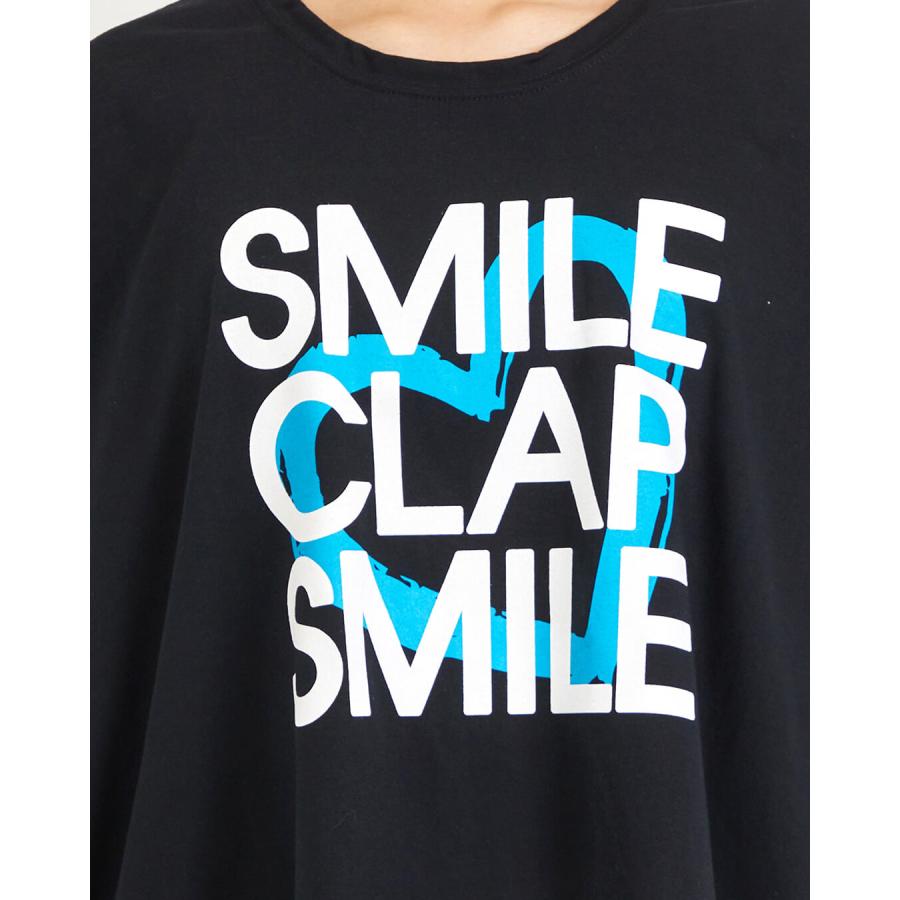 クラップ フィットネス ウェア clap レディース トップス 半袖 SMILECLAPHEART DOLMAN L CTS26052 M/フリーサイズ ドルマン 新作 2026 トレーニングウェア ダン | clap | 05