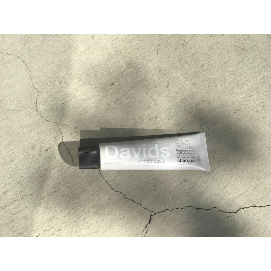 Davids デイヴィッズ 歯磨き粉 チャコール ペパーミント ホワイトニングトゥースペースト 50g ヴィーガン オーラルケア | Davids | 06