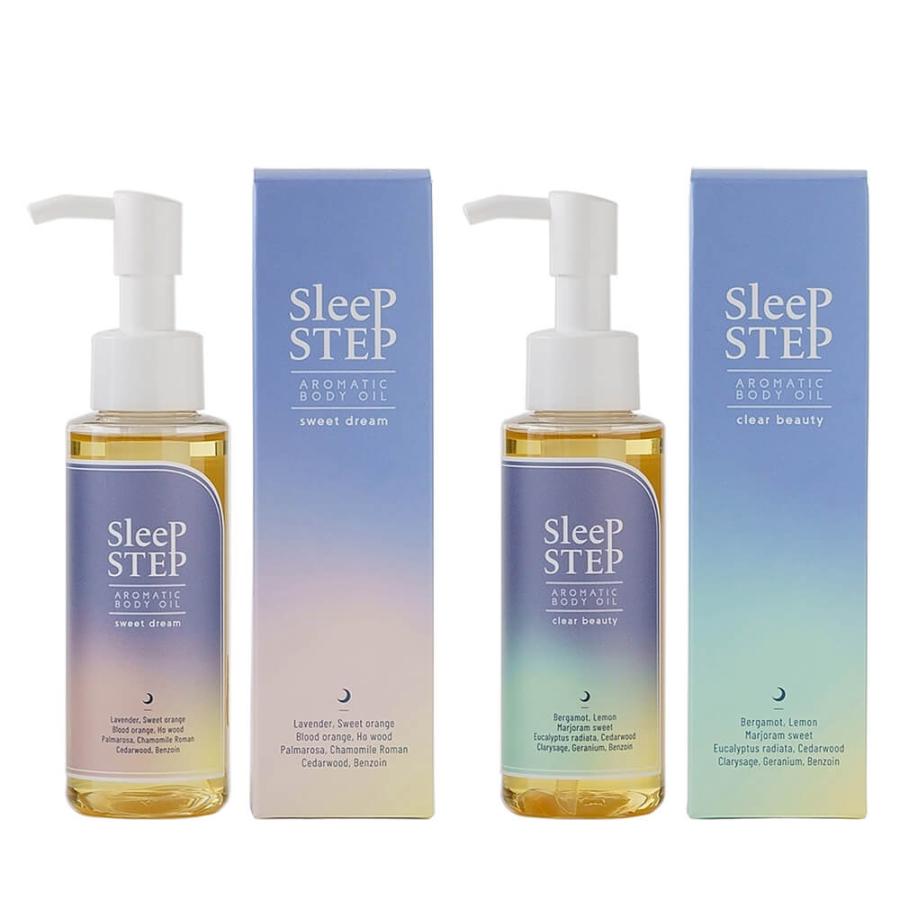 SLEEP STEP スリープステップ アロマティックボディオイル 100ml 無添加 オーガニック ナチュラル 睡眠 快眠 不眠症 アロマ｜psps｜07