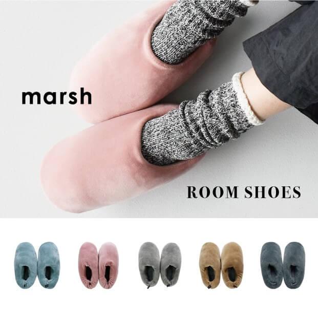marsh マーシュ ルームシューズ レディース メンズ 現代百貨 マシュマロスリッパ かかと付き 疲れない 冬 暖かい ふわふわ あったか かわいい おしゃれ ギフト | ブランド登録なし | 12