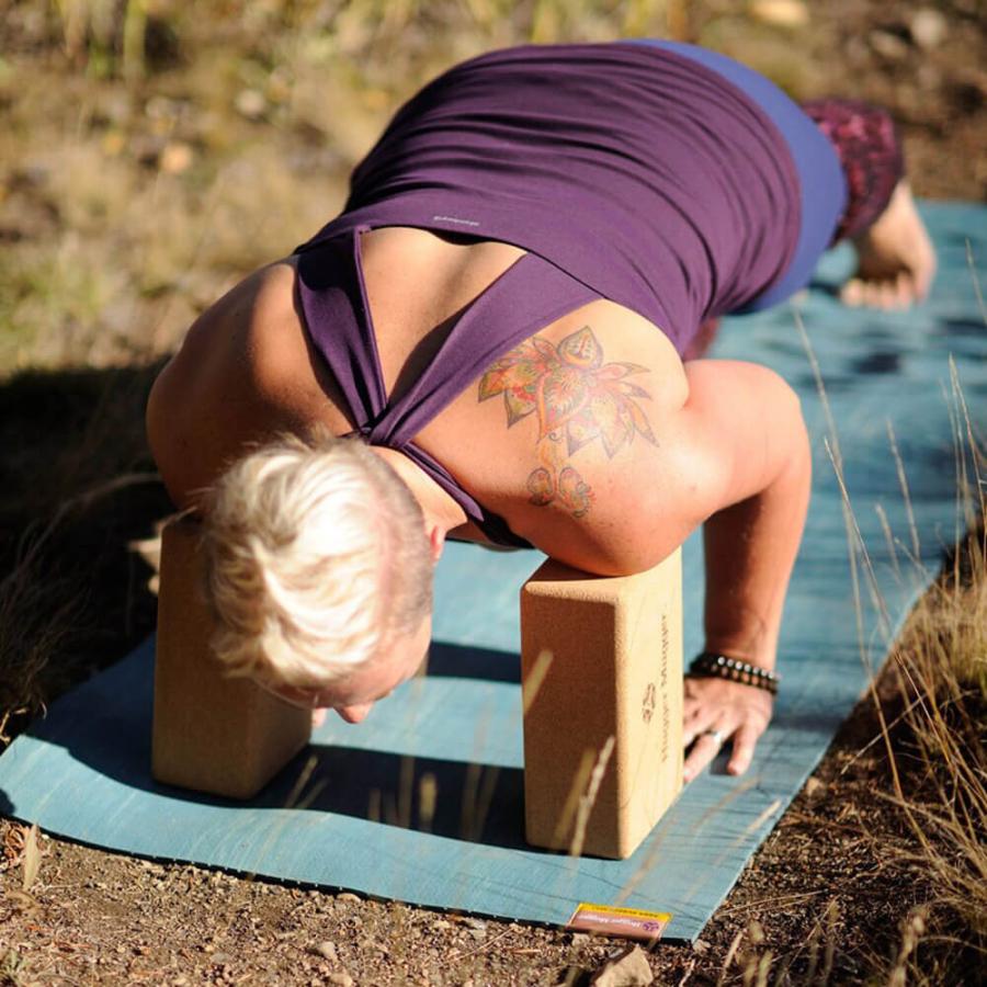 ハガーマガー Hugger Mugger ヨガブロック コルクブロック3.5インチ 正規品 | ヨガワークス | 08