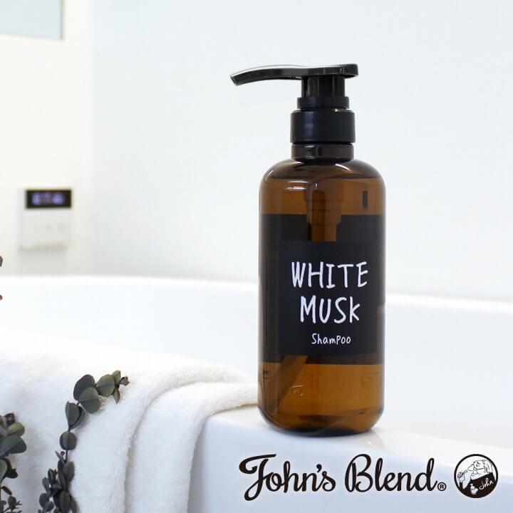 ジョンズブレンド シャンプー ホワイトムスク フレグランス ノルコーポレーション ヘアケア ホワイトムスク アミノ酸 ノンシリコン うるおい ダメージケア しっ | John's Blend