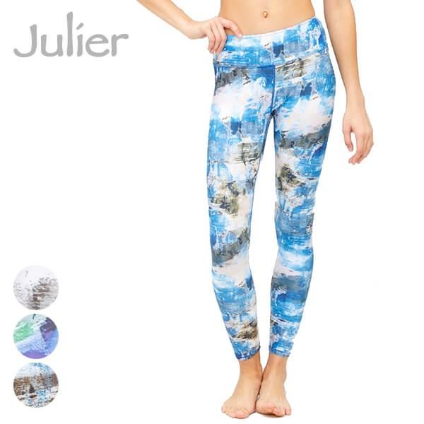 SALE セール  Julier ジュリエ ヨガパンツ レギンス brush-print ヨガブランド ヨガ ピラティス ウェア ホットヨガウェア | 