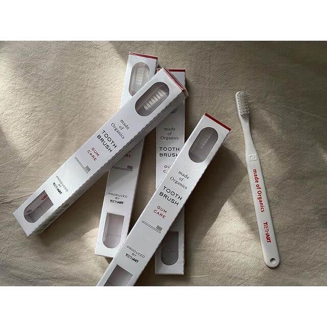 メイドオブオーガニクス 歯ブラシ ティースアート ホワイトニング デイリー ガムケア made of organics 日本製 | made of Organics | 11