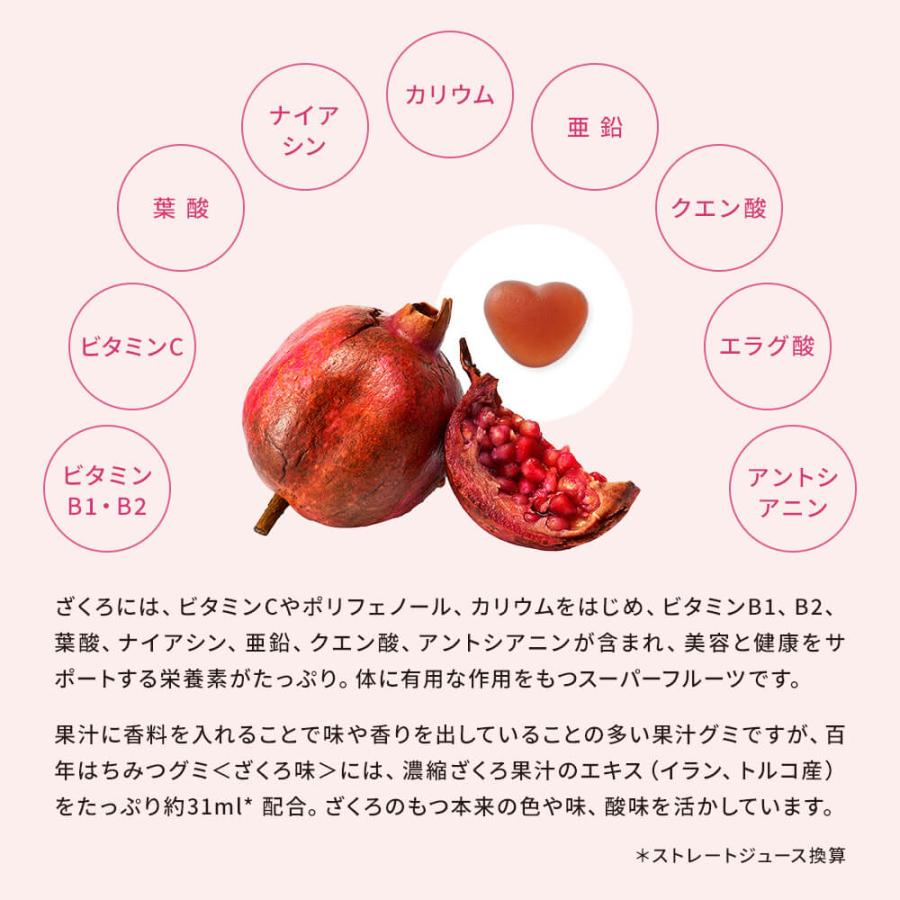 4点セット だいじょうぶなもの 百年はちみつグミ 無添加 ぐみ ざくろ シーベリー ザクロ レザーウッドハニー 国産 ギルトフリー ギフト おやつ | だいじょうぶなもの | 04