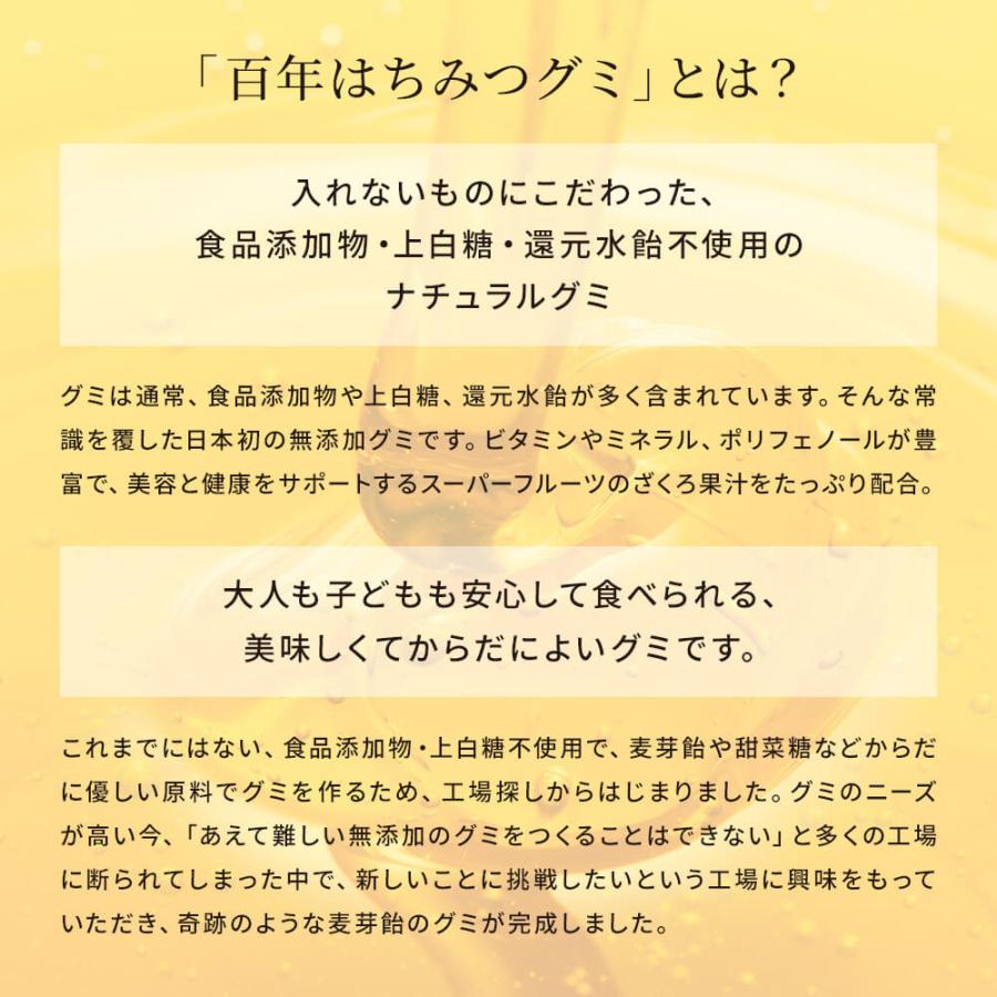 だいじょうぶなもの 百年はちみつグミ 無添加 ぐみ ざくろ シーベリー ザクロ レザーウッドハニー 国産 ギルトフリー ギフト おやつ | だいじょうぶなもの | 10