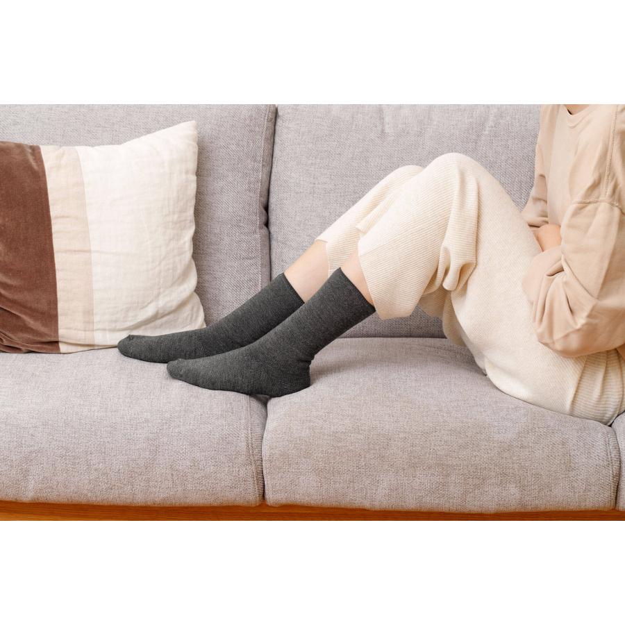 COMFYHOUSE コンフィハウス 靴下 メンズ レディース クルー丈 ソックス 日本製 ラソックス rasox chl242cr2 ソフトパイルウール・クルー | rasox | 14