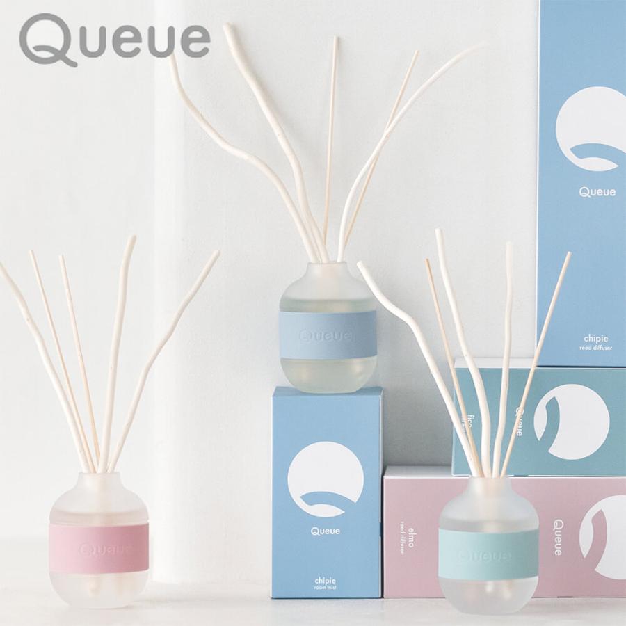 Queue クー リードディフューザー ディフューザー スティック スティック ローズ フローラル フルーティー おしゃれ ギフト 大香 | mou mou