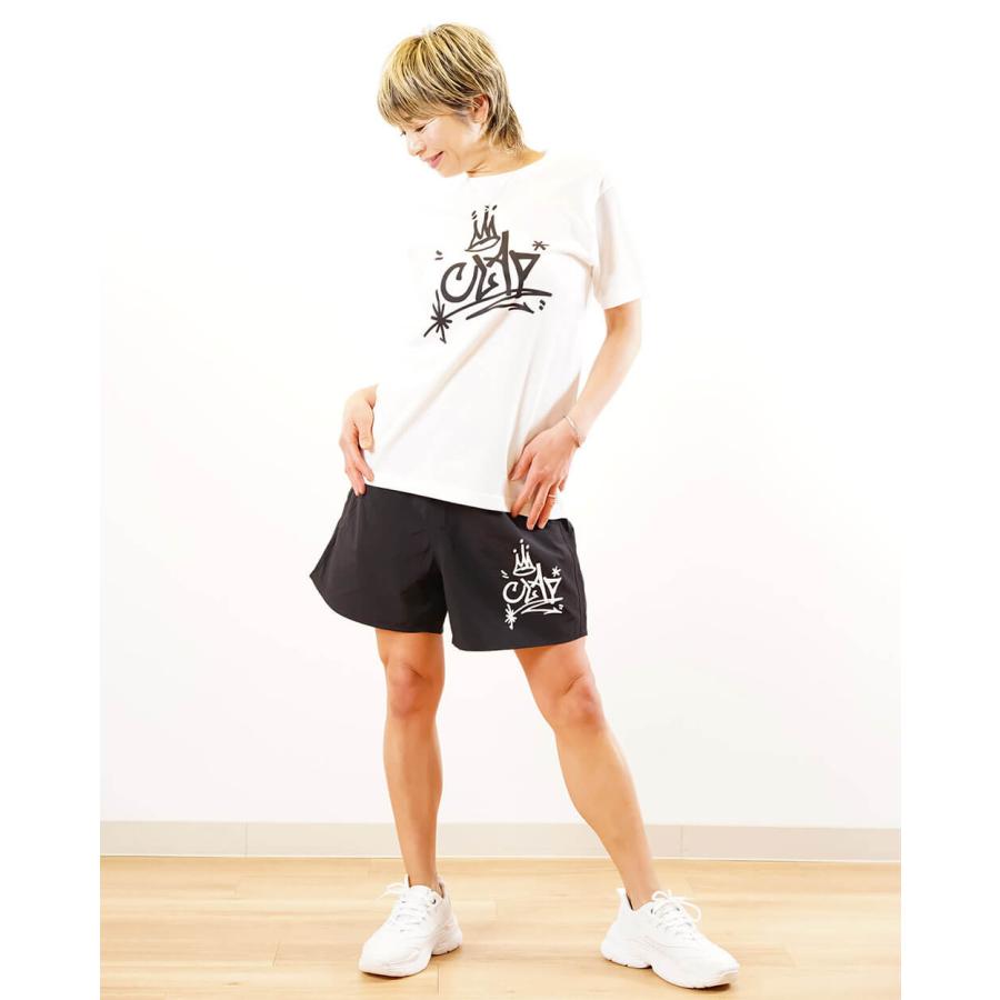 クラップ CLAP フィットネスウェア パンツ クラップパンツ レディース tagging_clap NYLON Shorts 新作 2024 ナイロン ショートパンツ | clap | 05