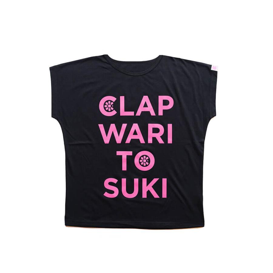 クラップ CLAP フィットネスウェア トップス レディース  clap-waritosuki DOLMAN+FIVE FINGER SOCKS セット クラップウェア clapクラップ tシャツ ドルマン | clap | 02