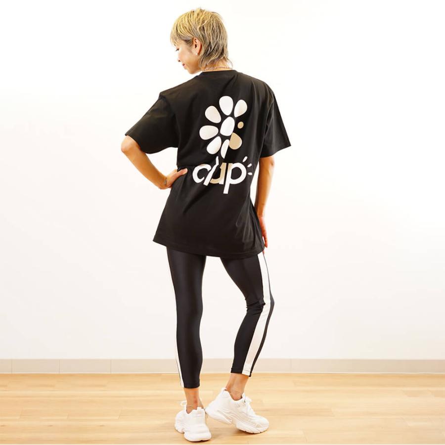 クラップ CLAP フィットネスウェア トップス レディース  clap-waritosuki TEE+FIVE FINGER SOCKS セット クラップウェア clapクラップ tシャツ ドルマン | clap | 11