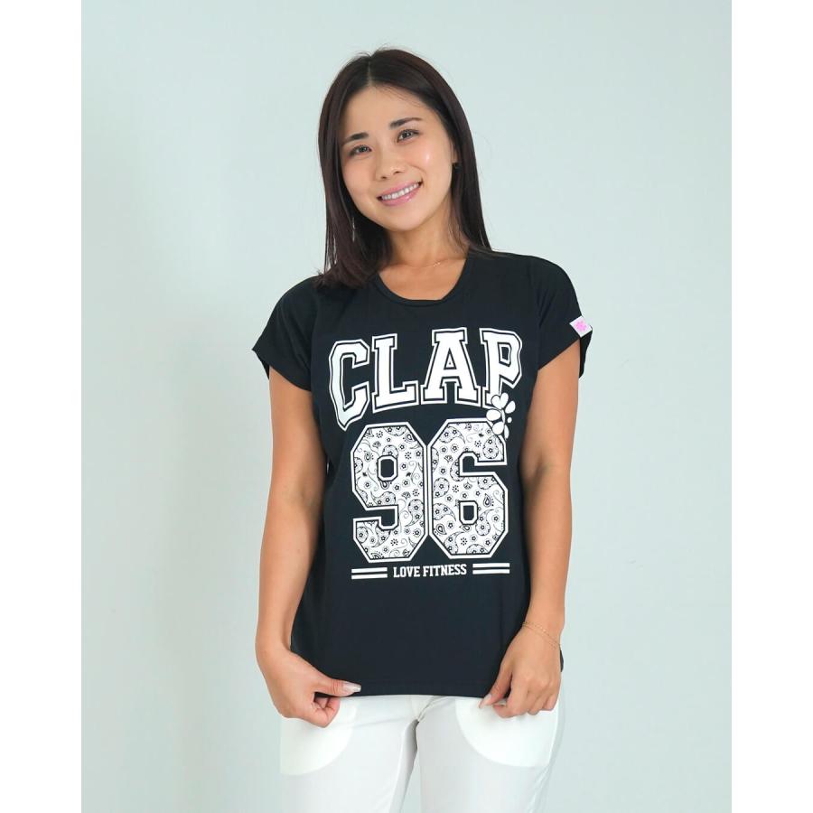 clapクラップ新作 フィットネス ウェア ブランド クラップ トップスレディース ドルマン 96 PAISELY+ハンカチTOWEL so25035 M/フリーサイズ 限定 2025 ダンス | clap | 01