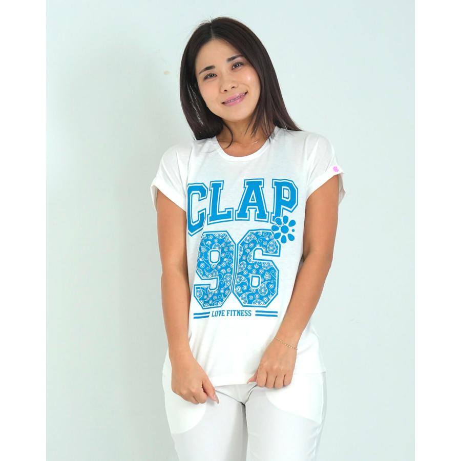 clapクラップ新作 フィットネス ウェア ブランド クラップ トップスレディース ドルマン 96 PAISELY+ハンカチTOWEL so25035 M/フリーサイズ 限定 2025 ダンス | clap | 03