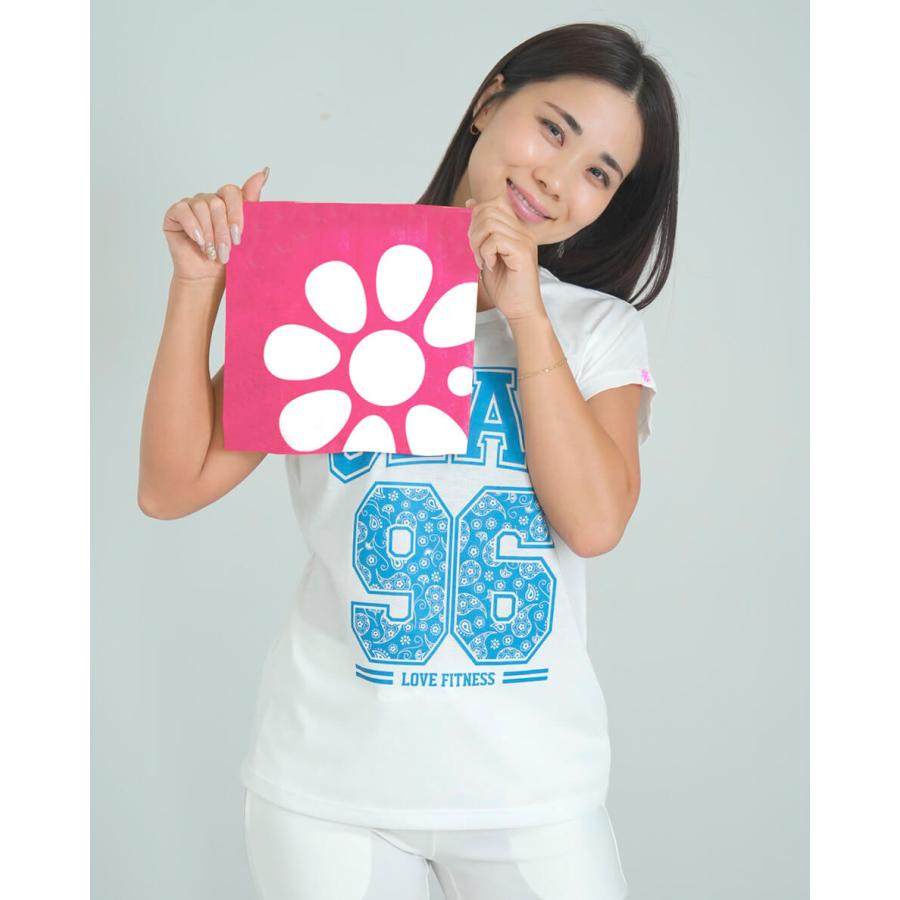 clapクラップ新作 フィットネス ウェア ブランド クラップ トップスレディース ドルマン 96 PAISELY+ハンカチTOWEL so25035 M/フリーサイズ 限定 2025 ダンス | clap | 07