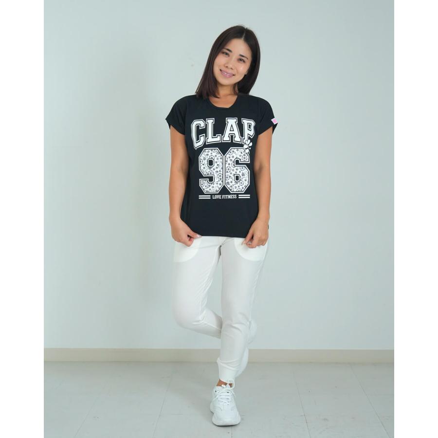 clapクラップ新作 フィットネス ウェア ブランド クラップ トップスレディース ドルマン 96 PAISELY+ハンカチTOWEL so25035 M/フリーサイズ 限定 2025 ダンス | clap | 09