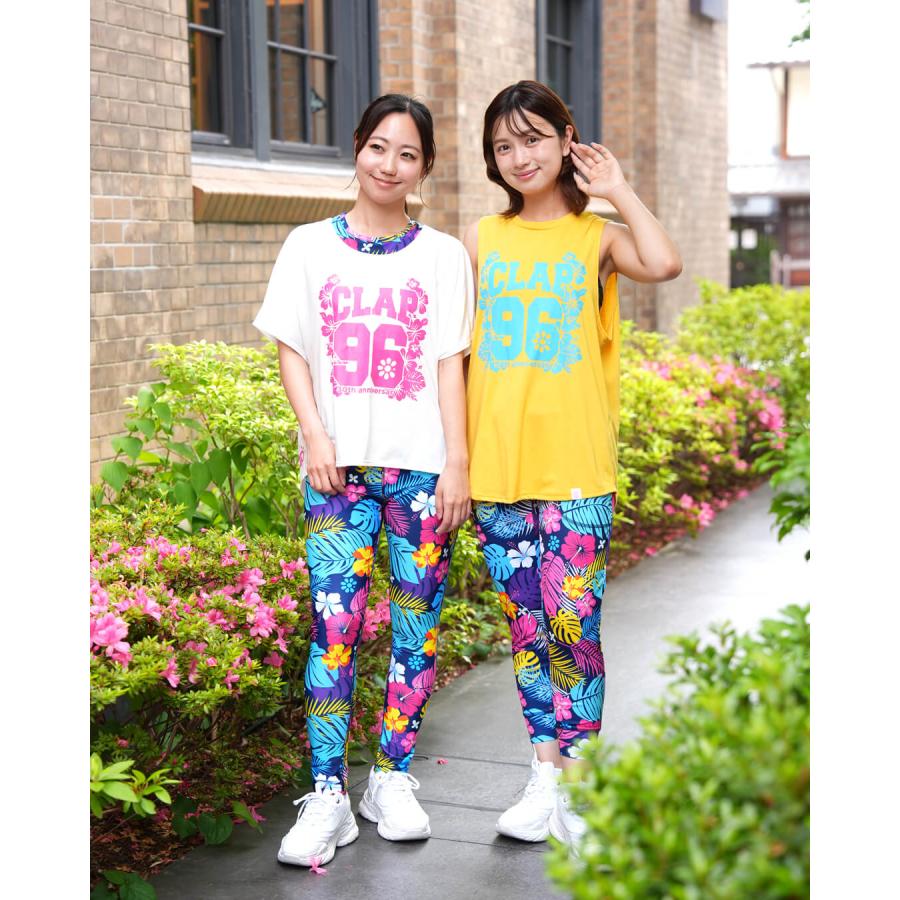 クラップ フィットネス ウェア clap レディース トップス 半袖 96 aloha+TOWEL C-DOLMAN SO26026 M/フリーサイズ ドルマン 限定 2026 トレーニングウェア ダンス | clap | 15